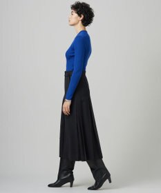 ICB 【新色追加・洗える】エクストラファインメリノ Vネックプルオーバー