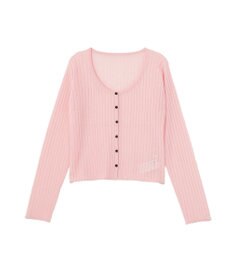 earth music&ecology シアーリブカーディガン