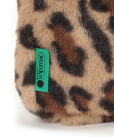 LeSportsac FUR MINI PHONE CROSSBODY/レオパードフラッフィーファー