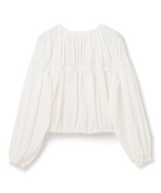 GRACE CONTINENTAL ギャザータフタブルゾン