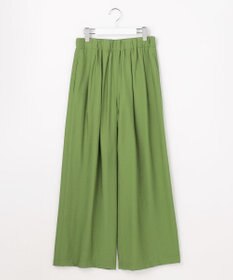 自由区 L 【SHIHOさん着用・ご好評アイテム・新色追加・セットアップ対応】エアリーツイルワイド パンツ