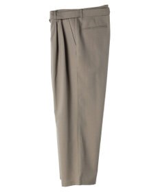 CRAFT STANDARD BOUTIQUE ポリエステルツイルベルテッドパンツ