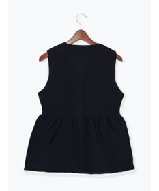 Te chichi レースペプラムベスト