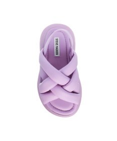 STEVE MADDEN HAZZIE 厚底パフィーストラップサンダル