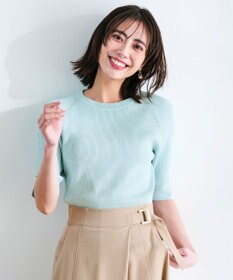 ANY SIS L コクーンスリーブ ニット