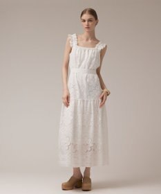 GRACE CONTINENTAL カットワーク刺繍ワンピース