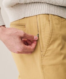 JOSEPH ABBOUD 【ウエストも伸びる!オーガニックコットン使用】ハイパワーカルゼ パンツ 26SSモデル