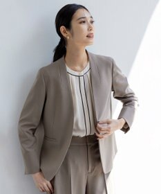 ANY SIS ビューティサーモ2WAYストレッチ ノーカラージャケット