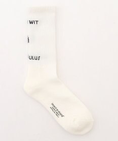 PW CIRCULUS 【虫よけ加工】【MEN】バックLOGOソックス ミドル丈 ゴルフ