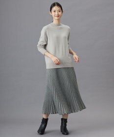 J.PRESS LADIES L 【洗える】テトロンレーヨンビエラ チェック プリーツ スカート