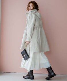 23区 【一部店舗限定/洗える】クレープシフォン フレア スカート