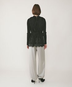 GRACE CONTINENTAL レースノースリーブブラウス