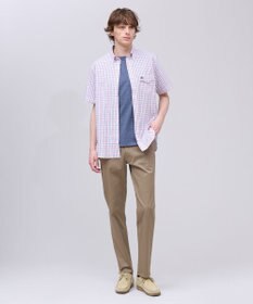 J.PRESS MEN 【Aero Weave】クールマックスサッカー チェック シャツ / B.D.