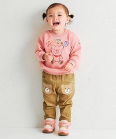 MIKI HOUSE HOT BISCUITS 【80-110cm】【NEW Color Series】裏毛パイル素材 トレーナー