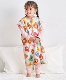 MIKI HOUSE HOT BISCUITS カラフルビーンズ フリース素材 スリーパー