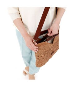 IBIZA ラフィア　2WAYバッグ