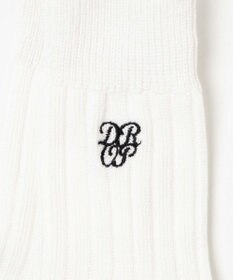 WEGO ガーリーロゴ刺繍ソックス