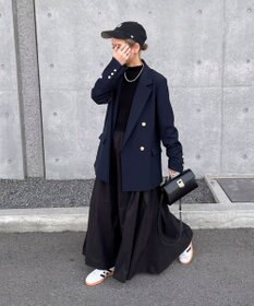 Green Parks AnriettMusee  リブニットドッキングワンピース