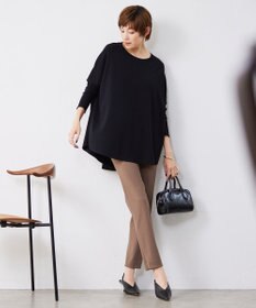 ICB 【洗える】テックストレッチ レギンスパンツ