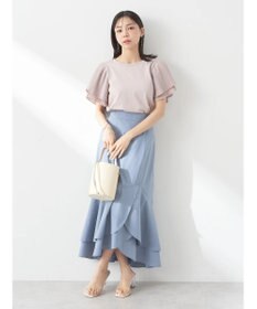 earth music&ecology チューリップヘムティアードスカート