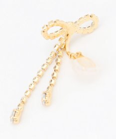 組曲 【好評につき追加販売】ダイヤレーンリボンイヤリング