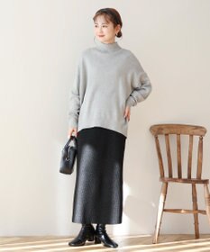 AMERICAN HOLIC ブラッシュヤーンタートルネックニットプルオーバー