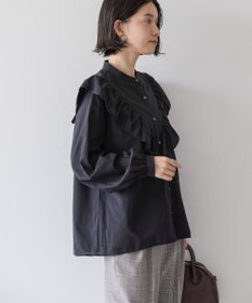 AMERICAN HOLIC スタンドカラーフリルブラウス