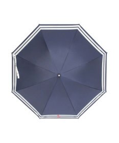 MOONBAT POLO RALPH LAUREN（ポロ ラルフローレン）晴雨兼用日傘 ボーダー ポロポニー 長傘 遮光率100％ 遮熱 UV