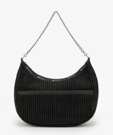 LeSportsac CHAIN CROCHET N/S HOBO/ブラッククロシェ