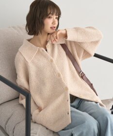 earth music&ecology 襟付きニットアウター