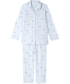 Wing パジャマ 綿100%(本体) 3Lまで対応 大きいサイズ 長袖 長ズボン レディース EP7049 ウイング／ワコール