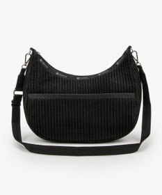 LeSportsac CHAIN CROCHET N/S HOBO/ブラッククロシェ