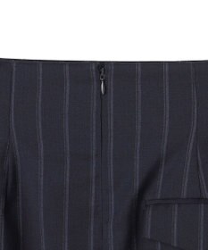 BEIGE， 【セットアップ対応】GEORGE / ウールストライプ ハイウエストスカート