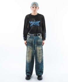 WEGO 【ユニセックス着用ITEM】フレイムグラフィックBIGT（LS）