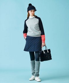 23区GOLF 【WOMEN】【洗える】トロンプルイユ ニット