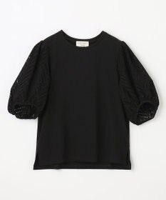 ANY スリーブレースコンビTシャツ