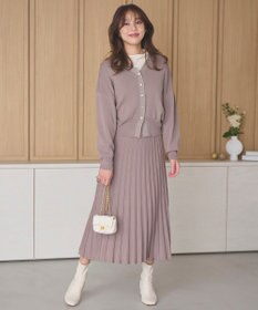 Feroux 【洗える・セットアイテム】ラメライン・ニットセットアップ