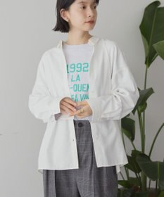 AMERICAN HOLIC イージーケアコクーンバックタックシャツ