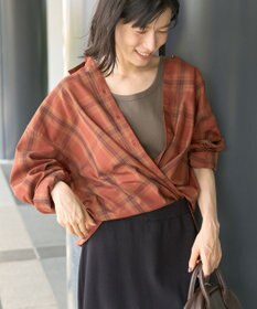 AMERICAN HOLIC イージーケアチェックシャツ【360°着こなしシャツ】