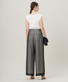 ICB L 【洗える】 シアーレイヤードパンツ