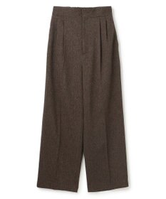 uncrave ウォッシャブルウールライクツイル2 ワイドパンツ