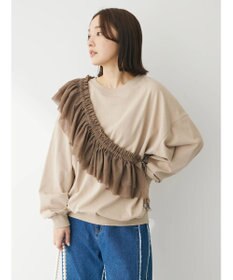 Green Parks ・ＳＵＧＡＲ　ＳＰＯＯＮ　３ｗａｙチュールフリルスウェット