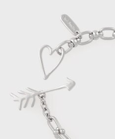 Paul Smith ハートミックスチェーン ブレスレット