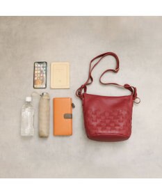 UNBILLION アトランタ ATLANTA / 牛革メッシュバケツショルダー