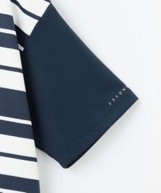 23区GOLF 【23Fondation】【吸水速乾/UVケア】ボーダー モックネック