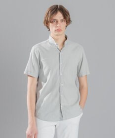 JOSEPH HOMME リネンストレッチブロード ウィングカラー半袖シャツ