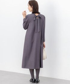 組曲 S 【前後着用可】ラメストライプボウタイ ワンピース