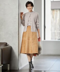 J.PRESS LADIES 【洗える】KNIT BASIC ミドル カーディガン