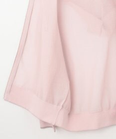 J.PRESS LADIES L 【WEB限定カラーあり・洗える】SHEER LIGHT KNIT ラメ パーカー