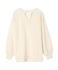 CRAFT STANDARD BOUTIQUE 　裏毛レイヤード風プルオーバー